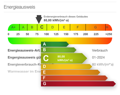 Screenshot immonex Energy Scale Pro - Energieskalen